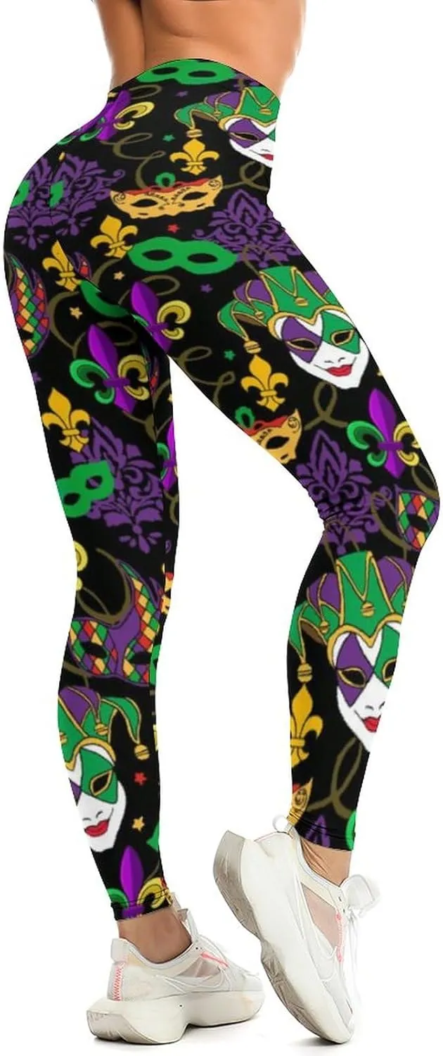Mermaid Leggings for Women Halloween Shiny Green Fish Scale Legging Pants