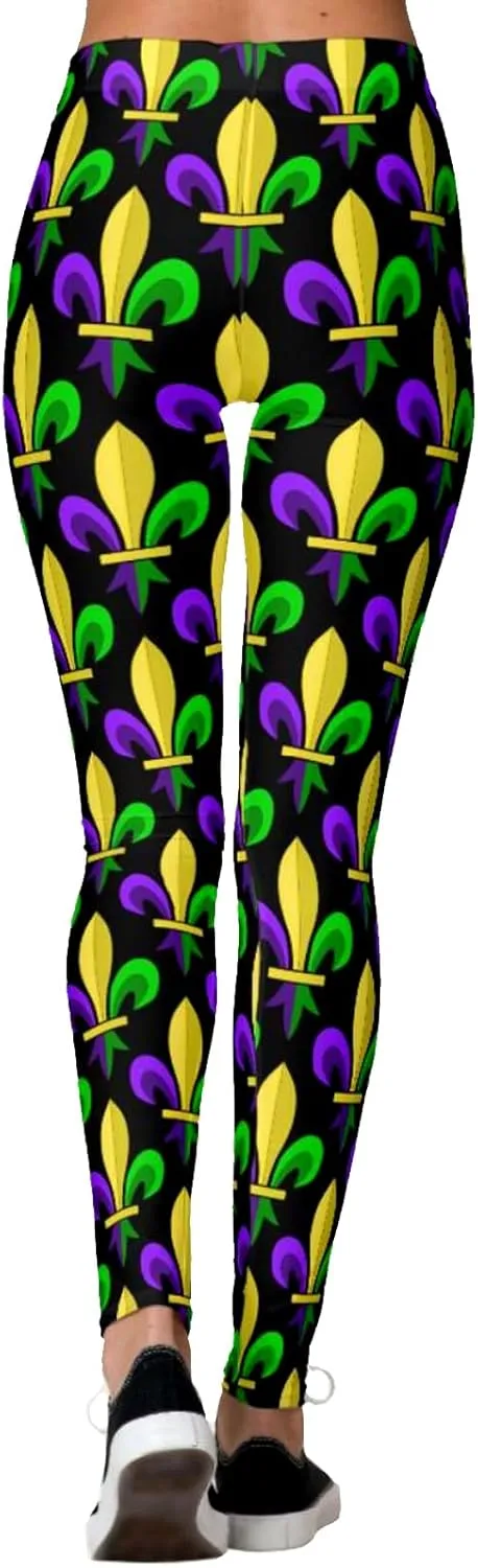 Mermaid Leggings for Women Halloween Shiny Green Fish Scale Legging Pants