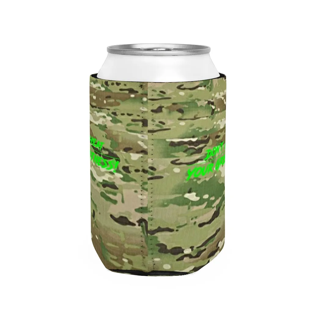 Military Personnel & Veterans Can Cooler Sleeve