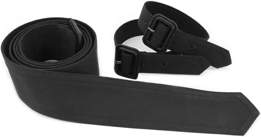 One Set of Trench Coat Belt and Sleeve Band Replacement Wind Coat Accessories for Overcoat Coat Windbreaker Jacket