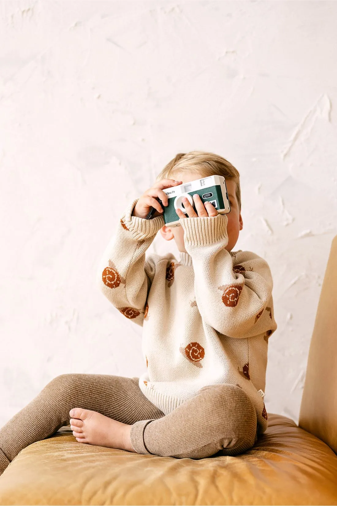 Organic Snail Knit Sweater | Oatmeal