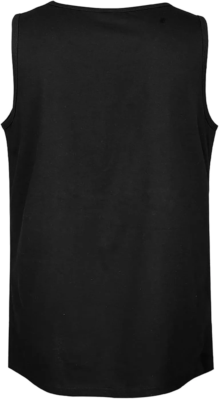 Raccoon and Cake Mens Tank Top Cotton Undershirt Crewneck Sleeveless Shirt for Summer