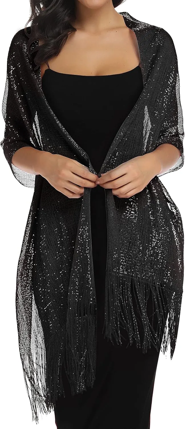 Rheane Shawls and Wraps for Evening Dresses Shawl Wraps for Women with Buckle for Evening Party Dresses Wedding Party