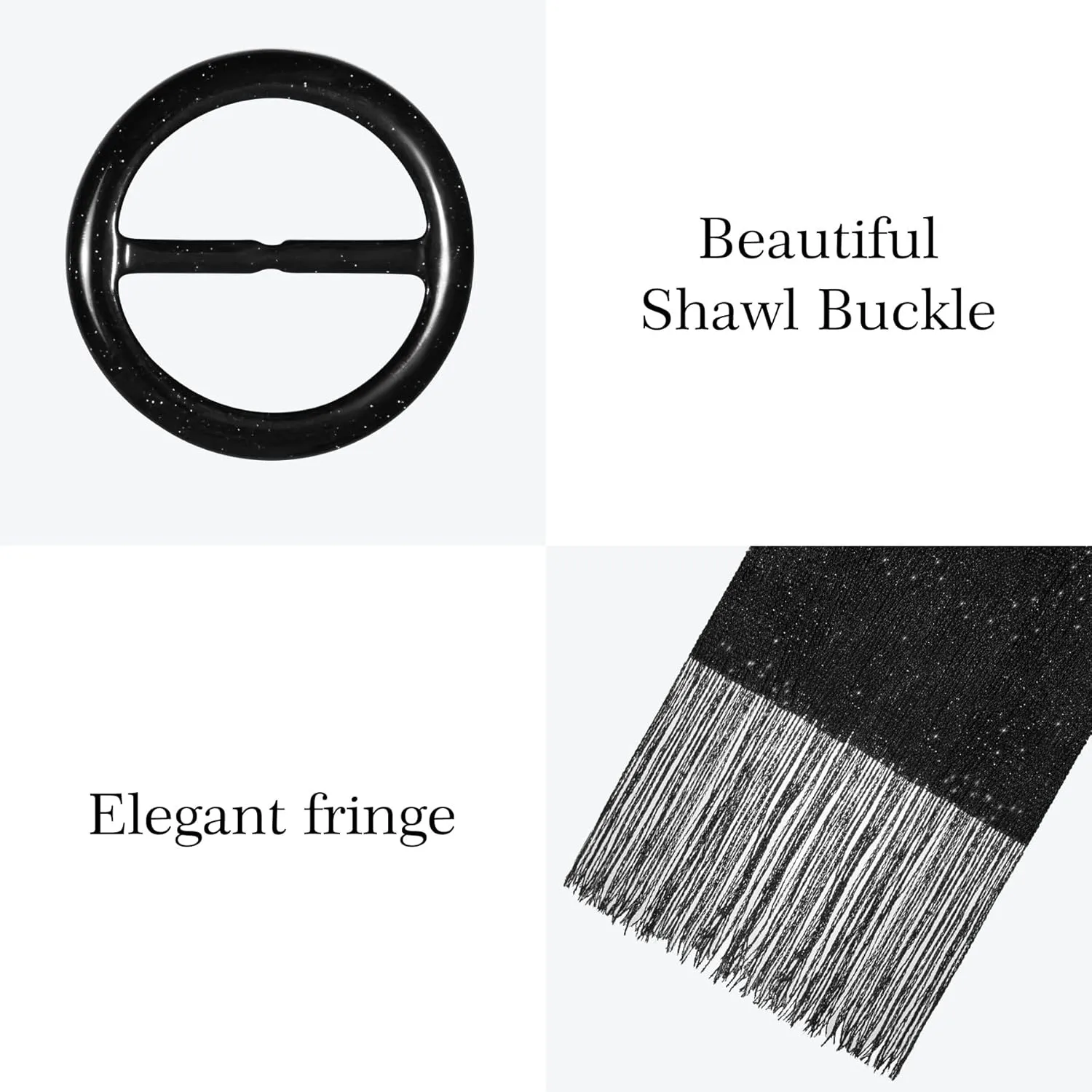 Rheane Shawls and Wraps for Evening Dresses Shawl Wraps for Women with Buckle for Evening Party Dresses Wedding Party