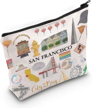 San Francisco Makeup Bag Travel Gift Trip Gift for Her Moving to Gi ft (San Francisco)
