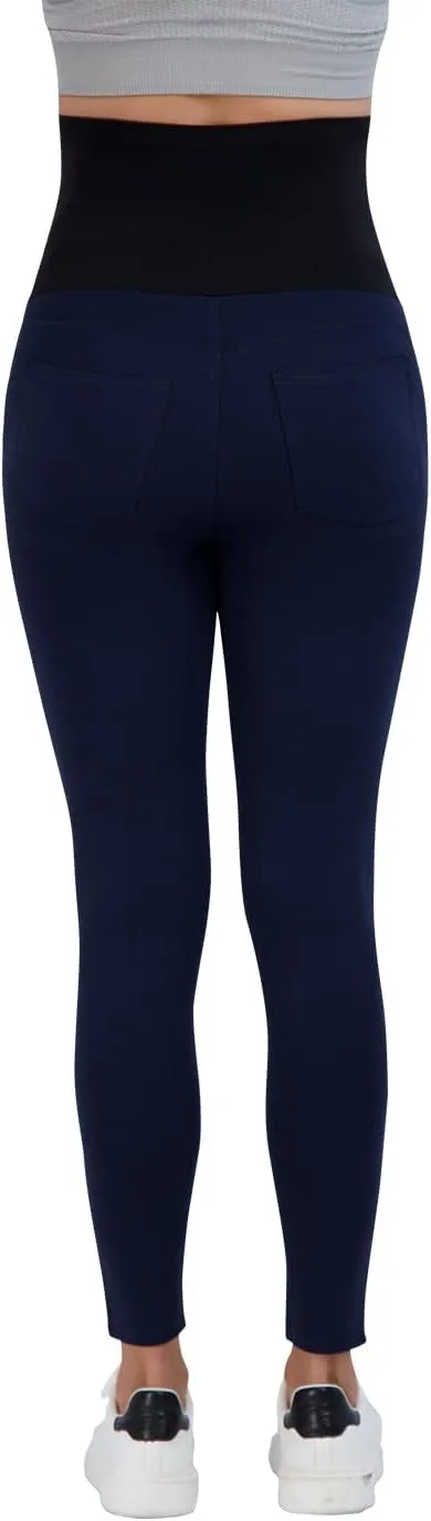 Savi Parker Womens Ponte Maternity Leggings with Pockets  Pregnancy Clothes for All Seasons  28 Inseam