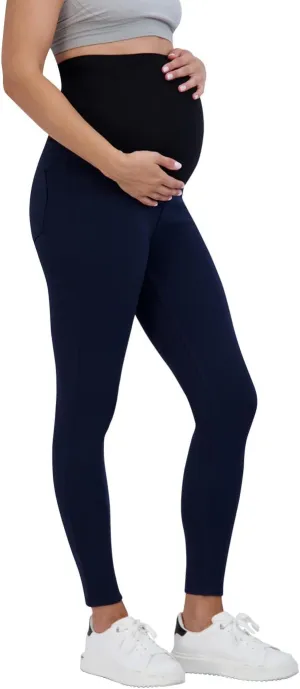 Savi Parker Womens Ponte Maternity Leggings with Pockets  Pregnancy Clothes for All Seasons  28 Inseam