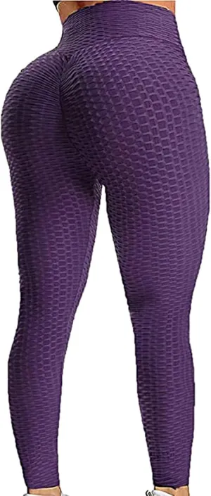 SEASUM Women's High Waist Yoga Pants Tummy Control Slimming Booty Leggings Workout Running Butt Lift Tights