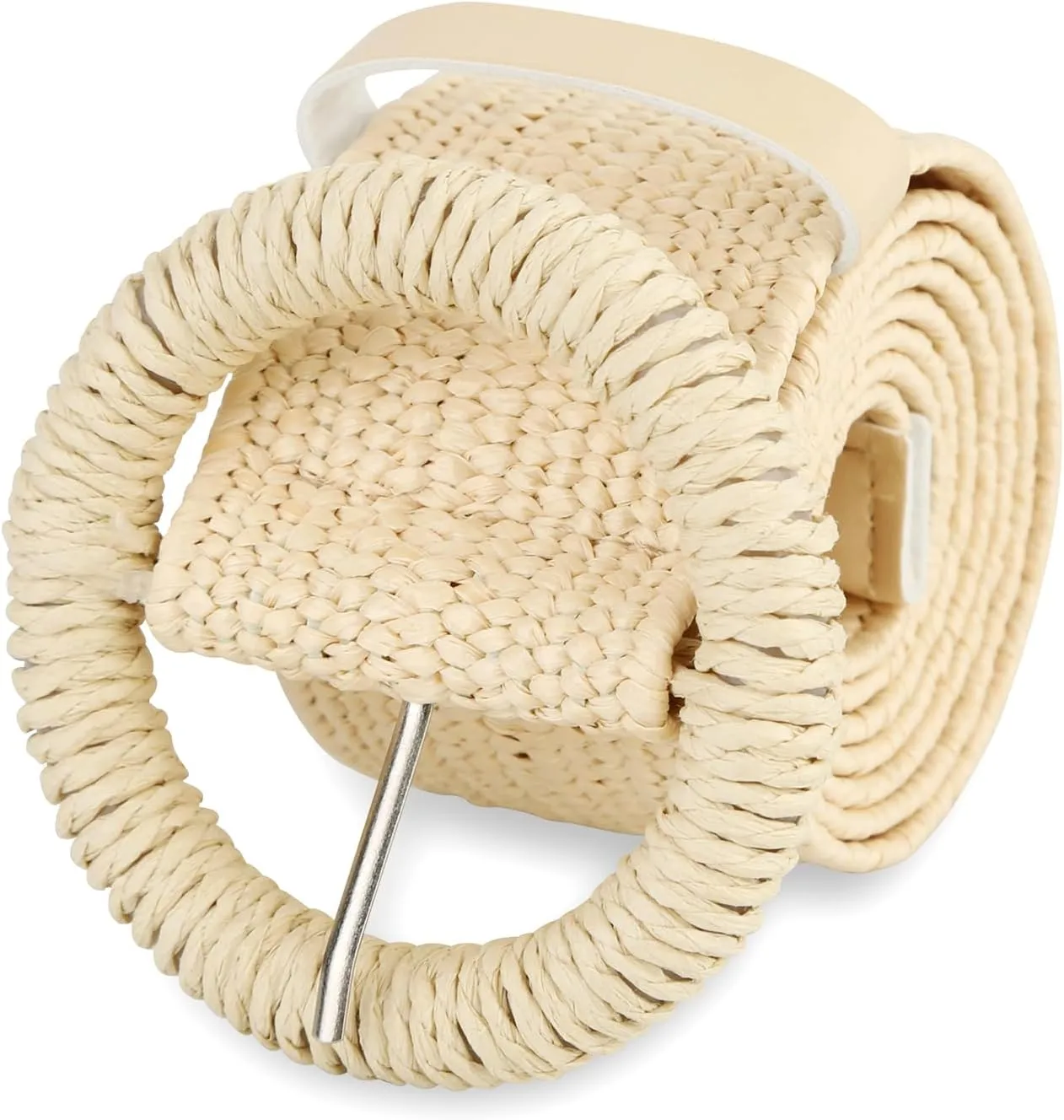 SeptCity Woven Belts for Women, Wide Boho Stretchy Ladies Belts for Dresses and Jeans Valentine's Day Gift for Women