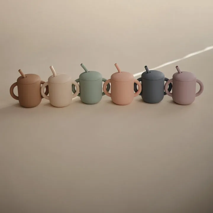 Silicone Training Cup & Straw
