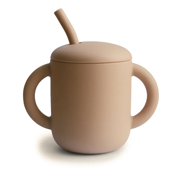 Silicone Training Cup & Straw