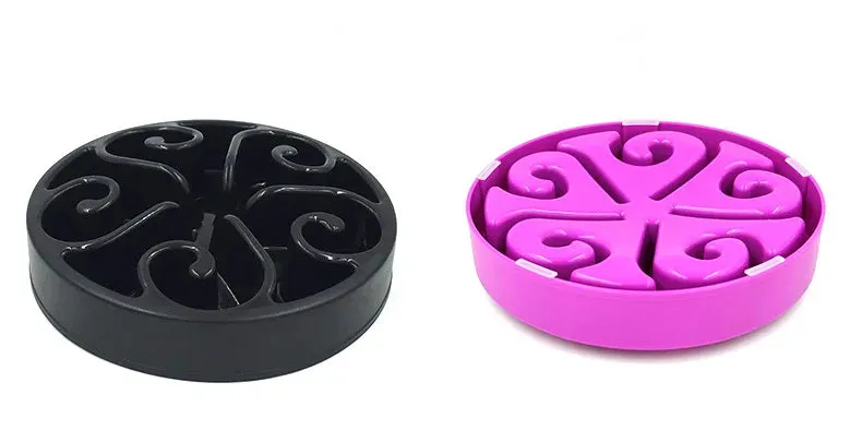 Slow Feeder Dog Bowl - Durable Pet Feeding Accessory for Enhanced Meal Times