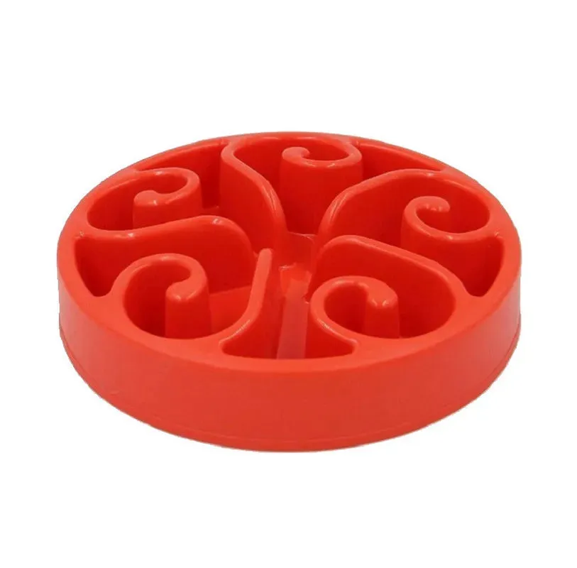 Slow Feeder Dog Bowl - Durable Pet Feeding Accessory for Enhanced Meal Times