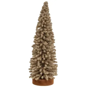 Small Champagne Bristle Tree