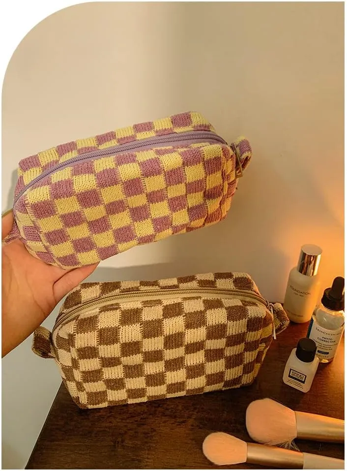 Small Cosmetic Bag Cute Makeup Bag Y2k Accessories Aesthetic Make Up Bag Y2k Purse Cosmetic Bag for Purse