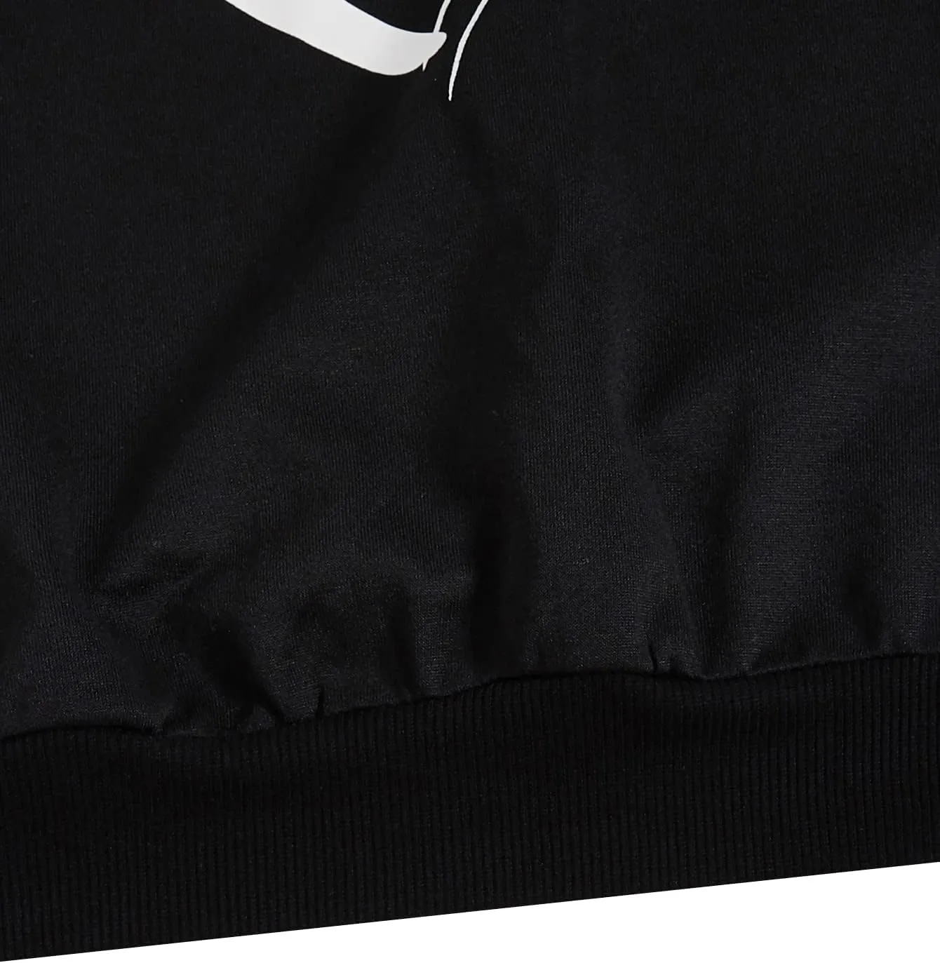 SweatyRocks Women's Contrast Collar Drop Shoulder Casual Long Sleeve Pullover Sweatshirt Tops