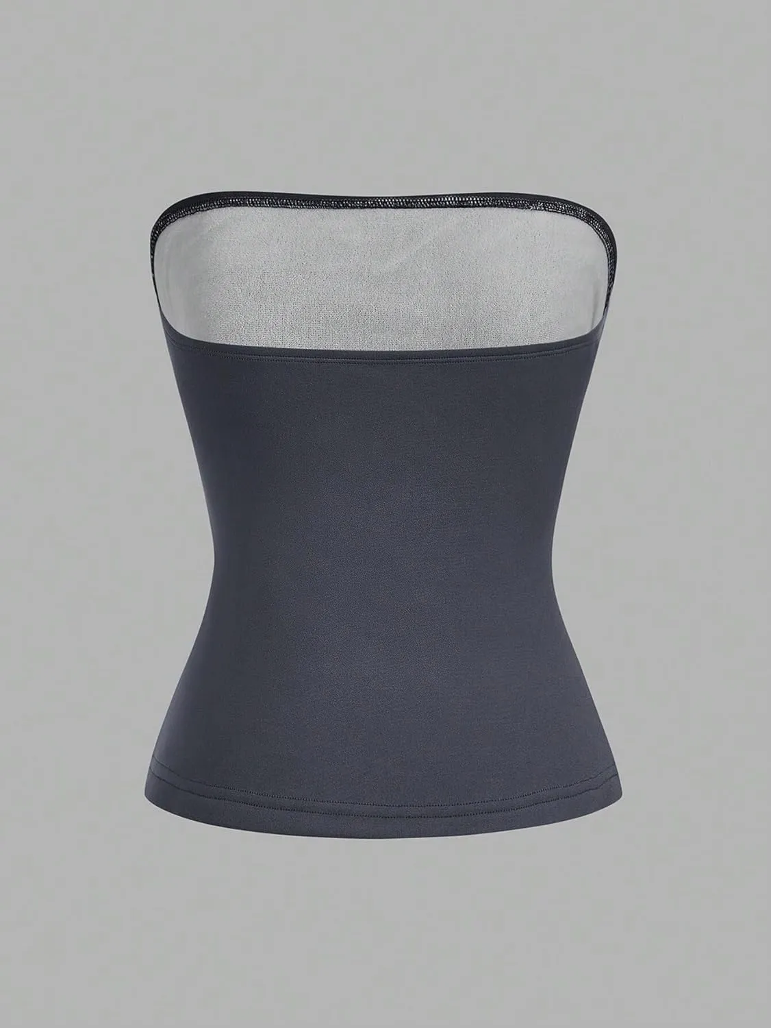 T Shirts for Women 2025 Summer 4pcs Solid Color Long Padded Camisole Tops Trendy Blouses