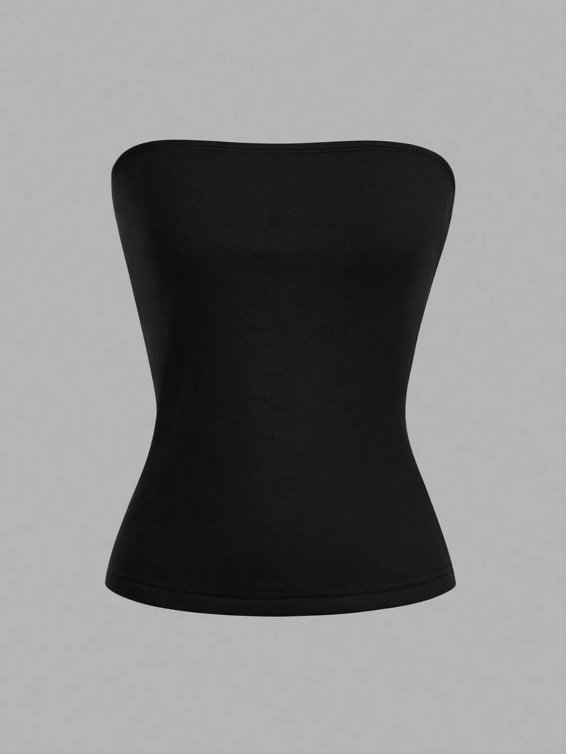 T Shirts for Women 2025 Summer 4pcs Solid Color Long Padded Camisole Tops Trendy Blouses