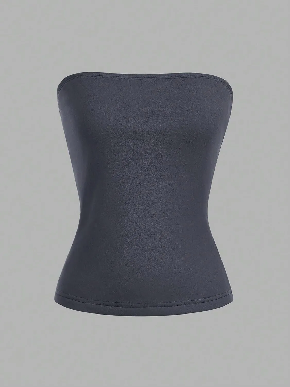 T Shirts for Women 2025 Summer 4pcs Solid Color Long Padded Camisole Tops Trendy Blouses