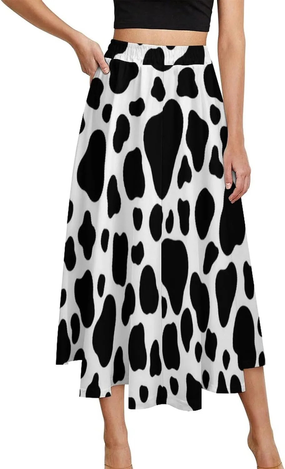 TAIZIYEAH Jamaica Flag Women's Summer High Waisted A Line Party Half Length Skirt