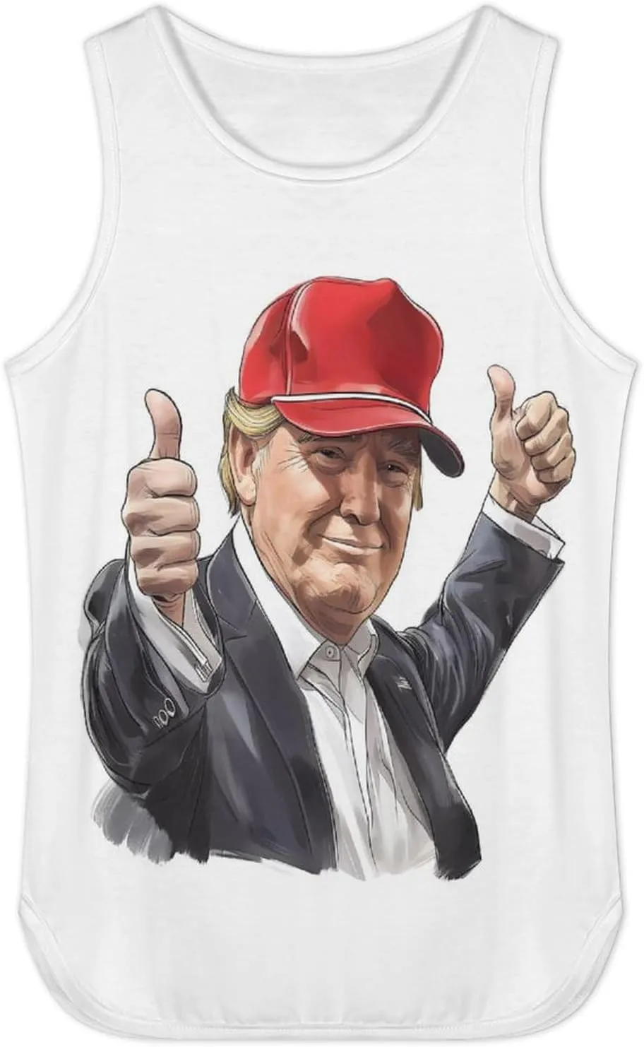 Tank Tops Trump Beach Summer Sleeveless Shirts Vacation Tanks Gym Tank T-Shirts Top for Men