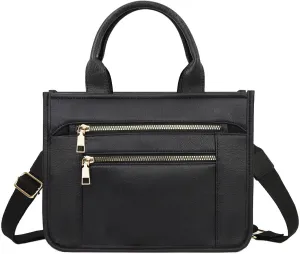 Vintage Women Leather Plaid Pattern Handbags Shoulder Satchel Tote Bags Casual Travel Work Bag Top Handle Crossbody Bags