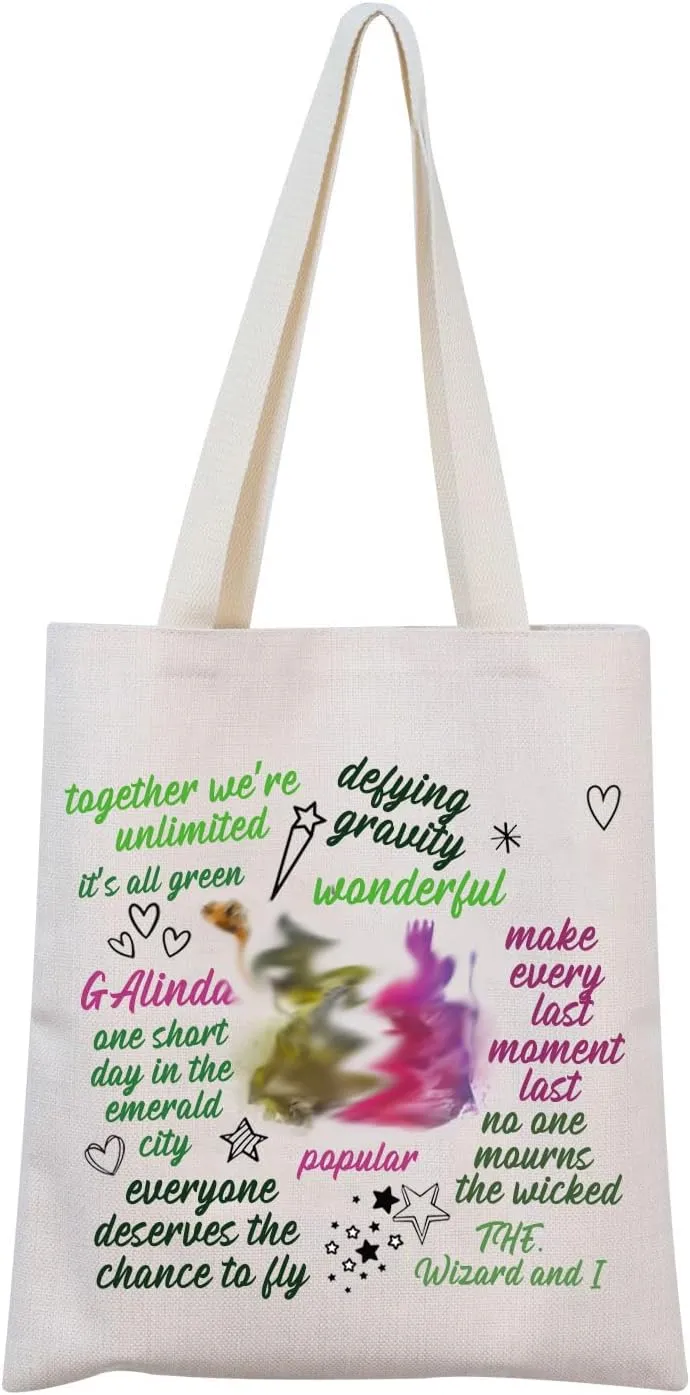 W Tote Bag W Musical Tote W Musical Merch W Quote W Fans Gift