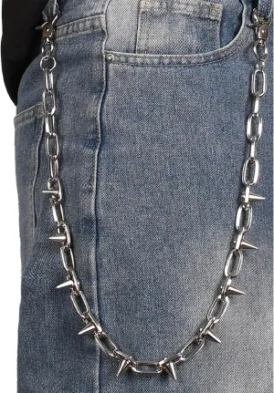 Wallet Chain Pants Chain Hip Hop Punk Jeans Chain Key Chain Goth Heavy Rivet Accessories for Women Men