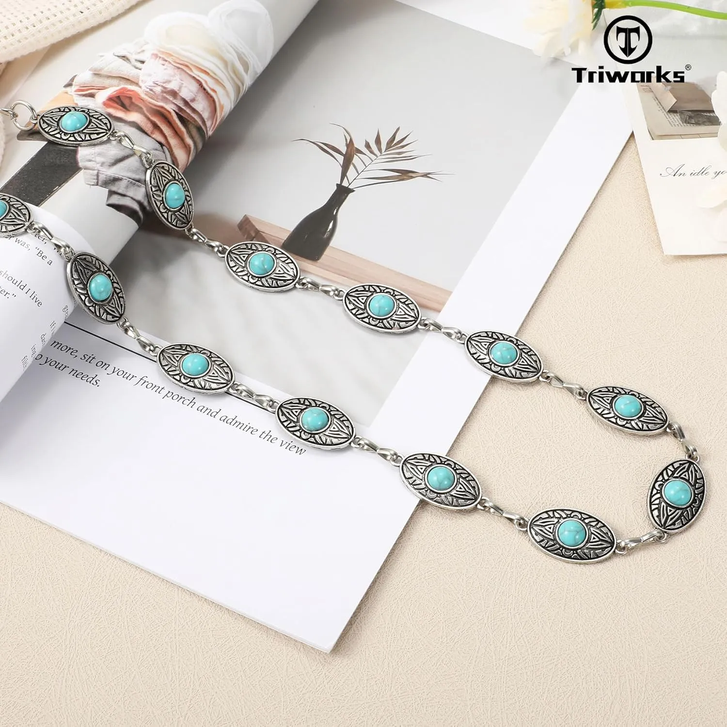 Western Metal Concho Belt for Women Western Cowgirl Chain Belts for Dresses Jeans Country Concert Outfit Belt