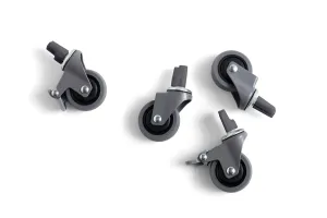 Wheels for Colour Crates - Set of 4 | Medium | Grey | by HAY