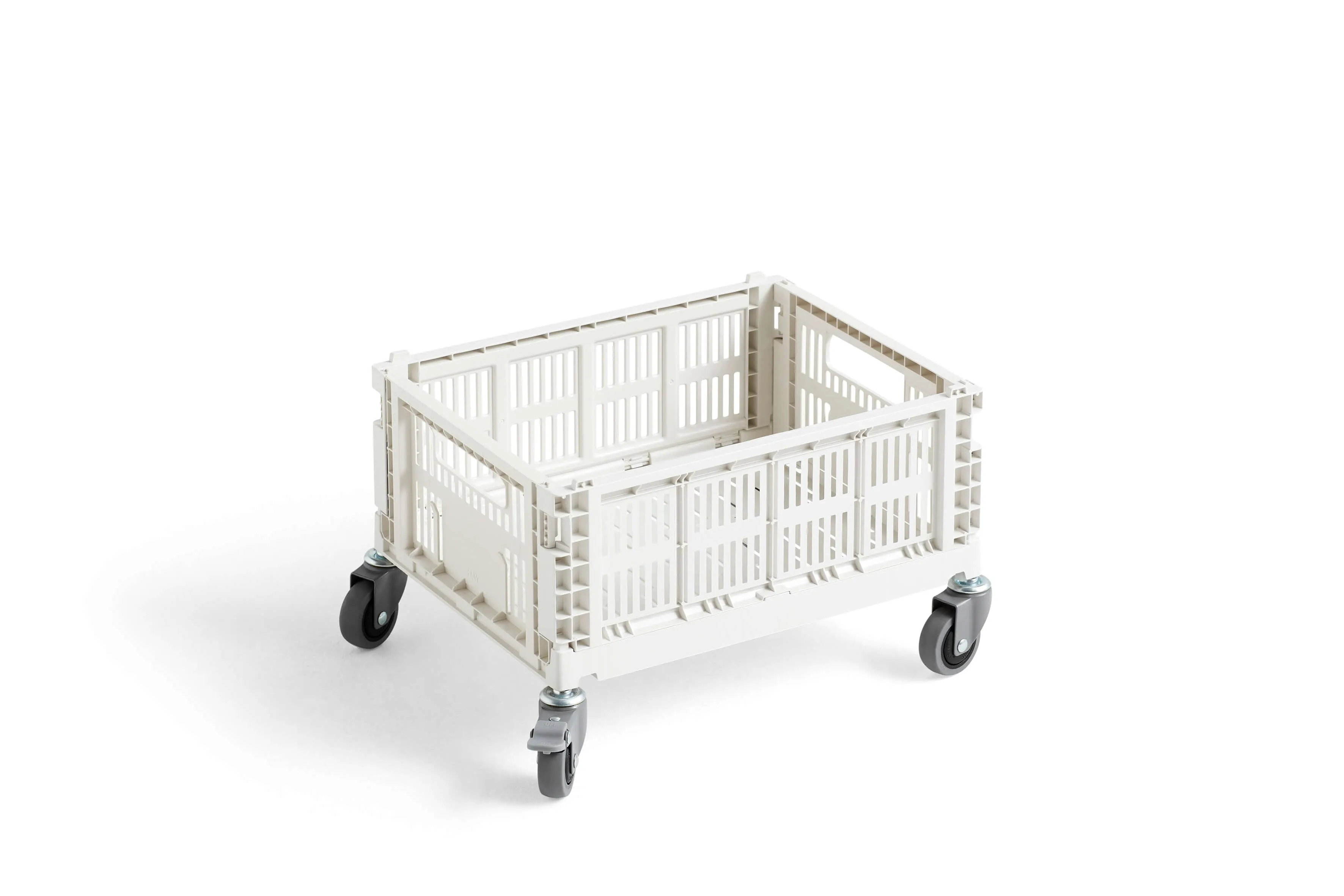 Wheels for Colour Crates - Set of 4 | Medium | Grey | by HAY