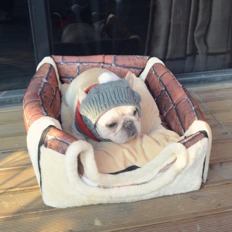 Winter Bed House for French Bulldog (WS311)