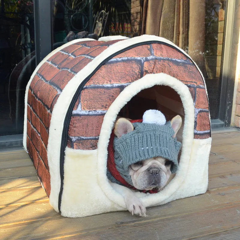 Winter Bed House for French Bulldog (WS311)