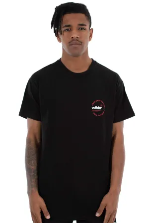 WNDRR FRANCHISE CUSTOM FIT TEE - BLACK/RED