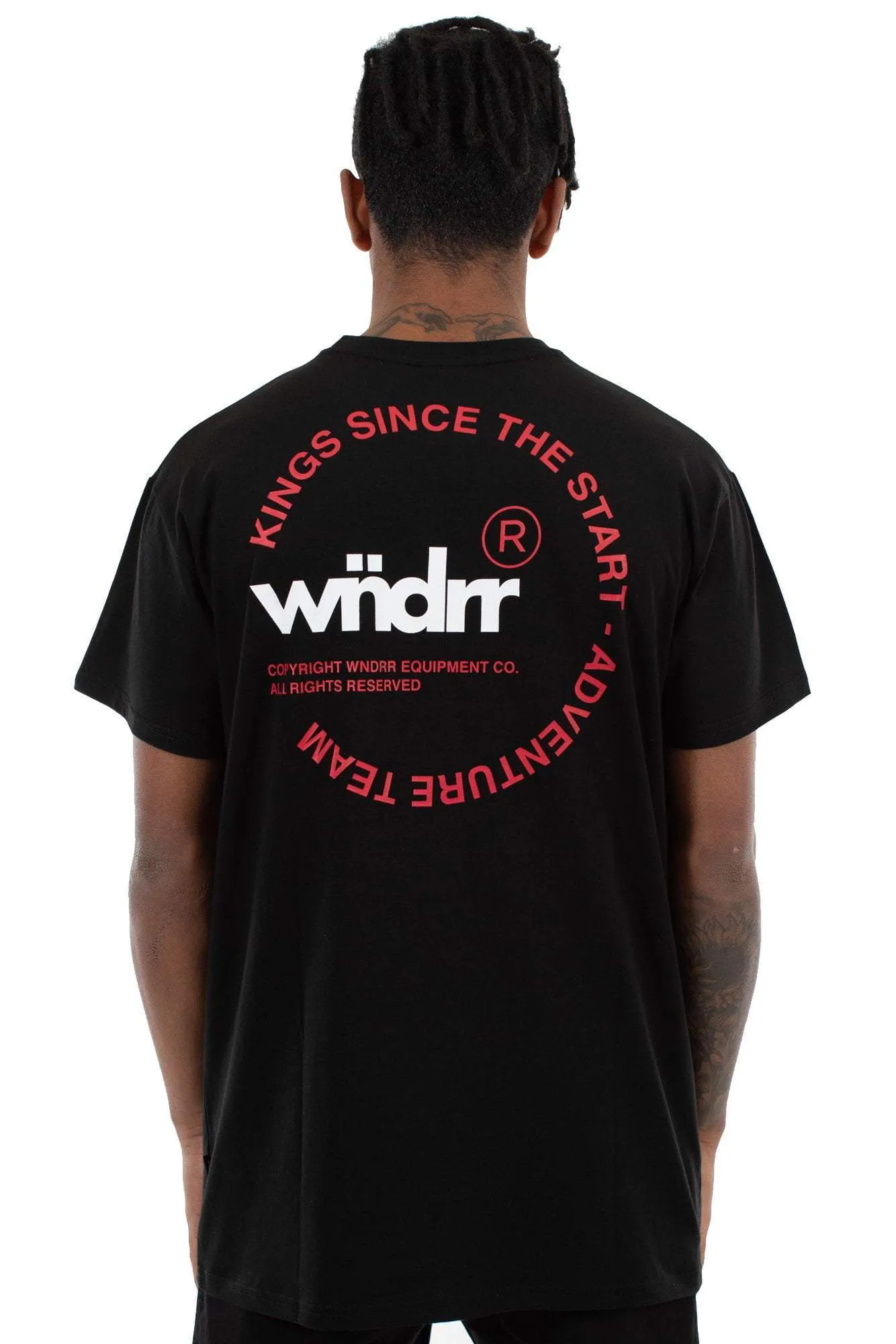 WNDRR FRANCHISE CUSTOM FIT TEE - BLACK/RED