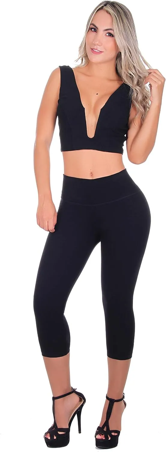 Women Leggings with Internal Body Shaper and Butt Lifter 1010