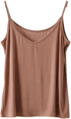 Women's Backless V-Neck Sleeveless Loose Camisole