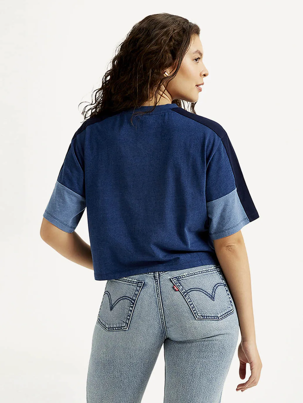 Women's Colorblock Crew Neck T-shirt