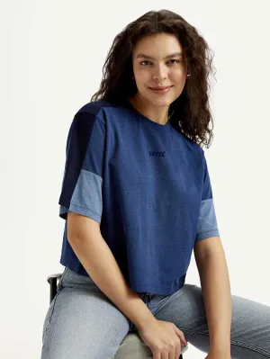 Women's Colorblock Crew Neck T-shirt
