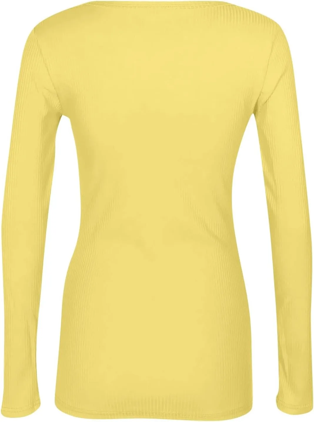 Women's Long Sleeve Fleece Lined Thermal Underwear Lightweight Crew Neck Baselayer Shirt Premium Comfort Winter Tops