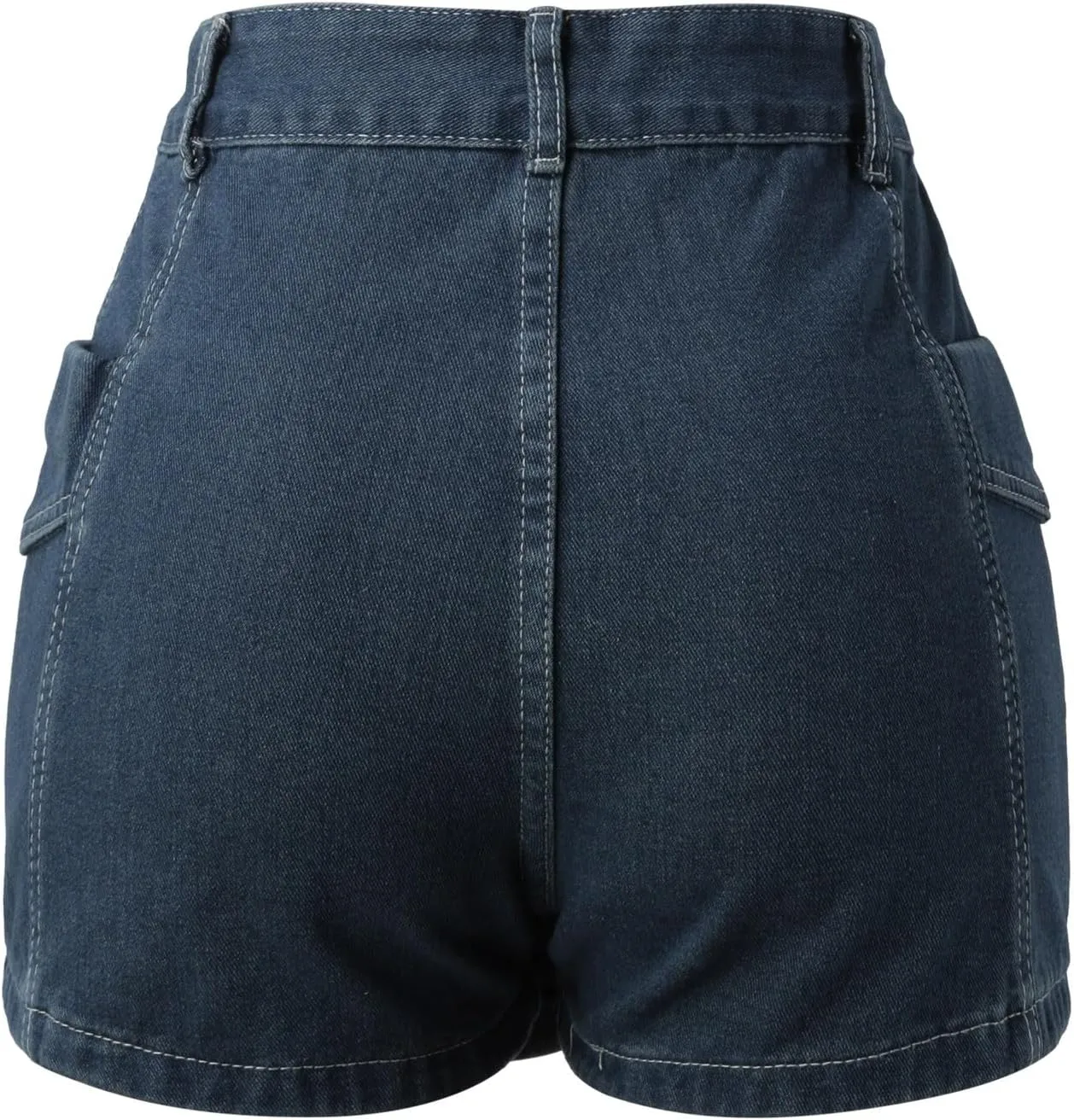 Womens Mini Skirts 2024 Summer Women's Casual High Waisted A Line Skirt Button Mini Denim Skirt Casual Skirts for