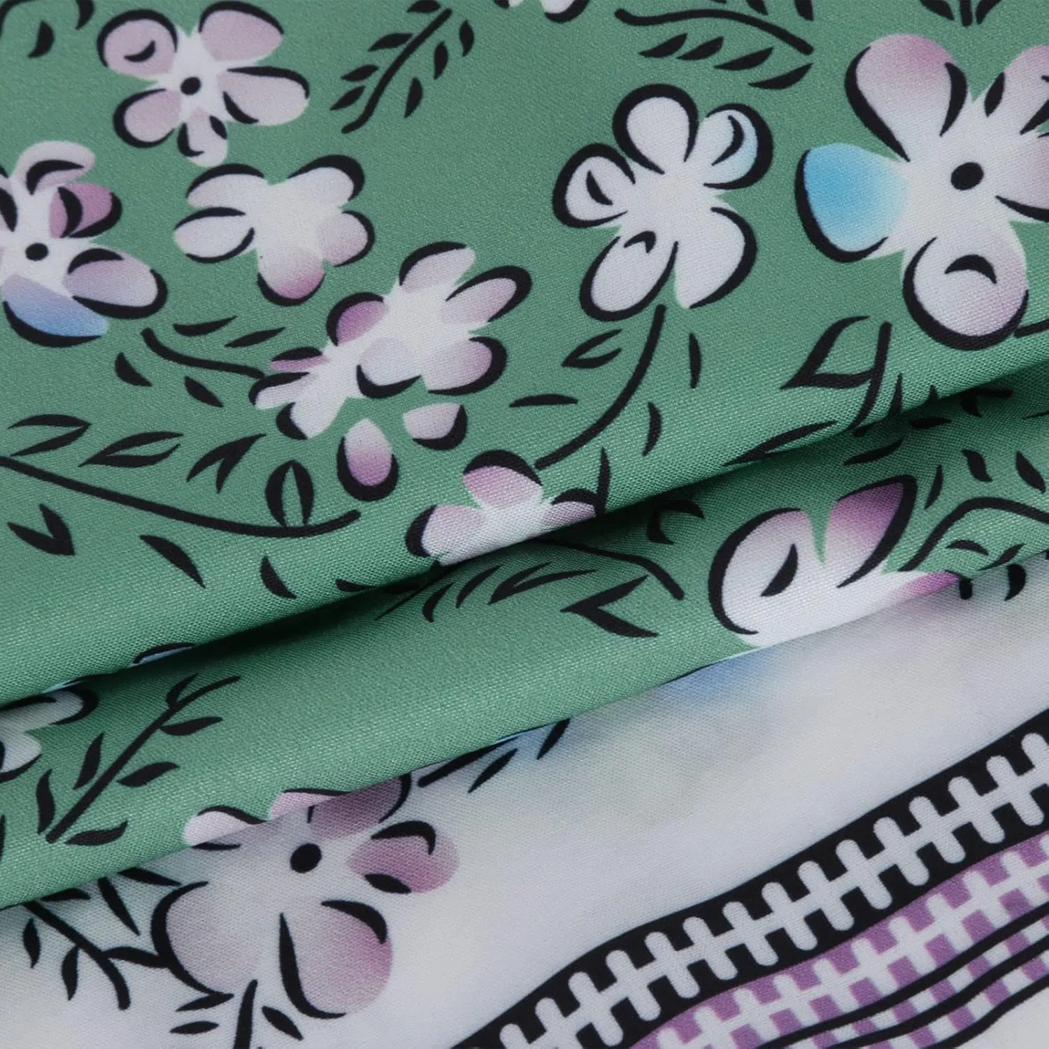 Womens Summer Boho Long Skirts Midi Ankle Length High Waist Floral Print A Line Pleated Bohemian Hippie Skirt