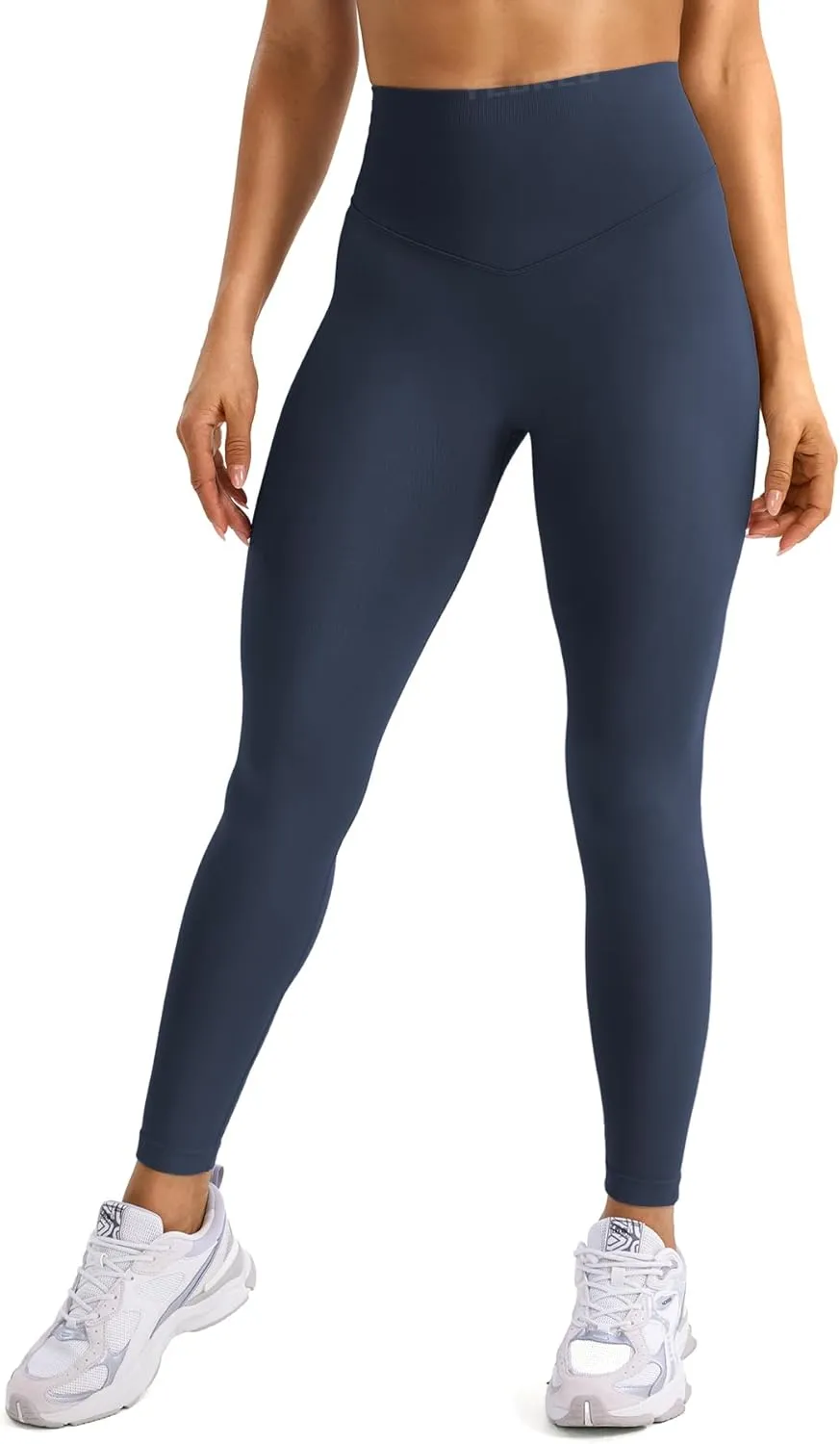 YEOREO Christiy Hidden Scrunch Butt Workout Leggings for Women Seamless High Rise V-Waistband 24" Impact Athletic Yoga Pants