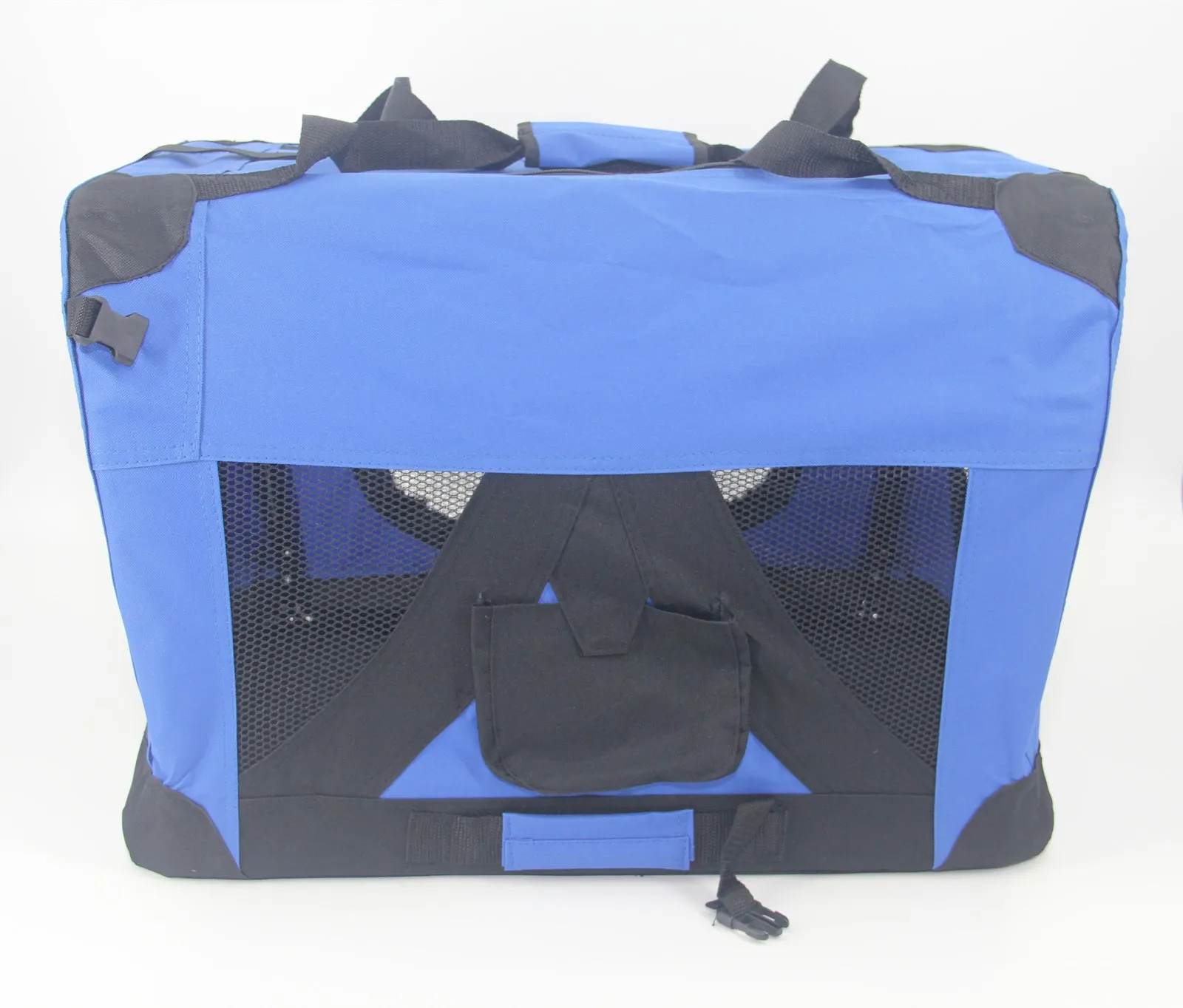 YES4PETS XXXL Portable Foldable Pet Dog Cat Puppy Soft Crate-Blue