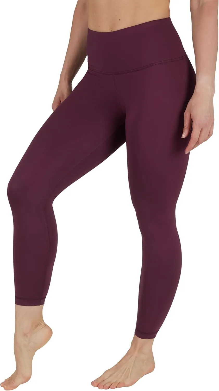 Yogalicious High Waist Squat Proof Criss Cross V-Back Ankle Length Leggings