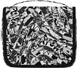 Zebras Pattern Hanging Travel Toiletry Bag Cosmetic Bag Portable Wash Bag with Hook for Bathroom Accessories Toiletries Cosmetics